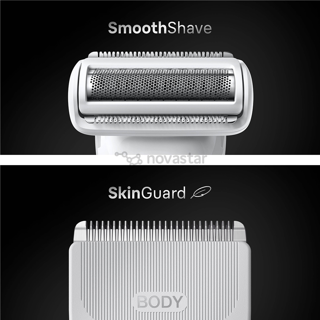 Kūno skustuvas Braun Body Groomer Series 7, pilkas