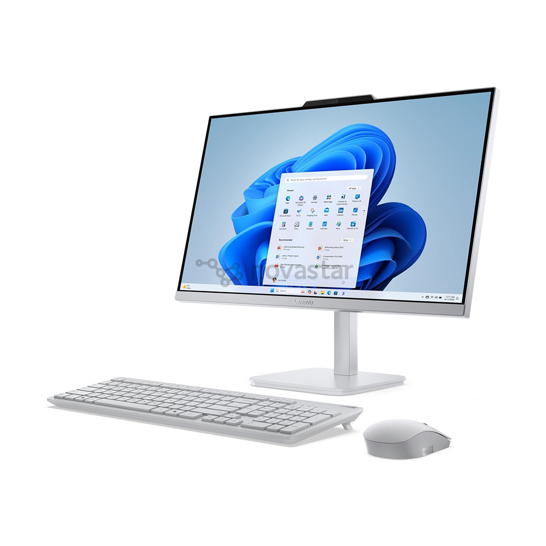Lenovo A100 AIO, 23.8", FHD, i3, 16 GB, 512 GB, cloud grey - All in one desktop PC