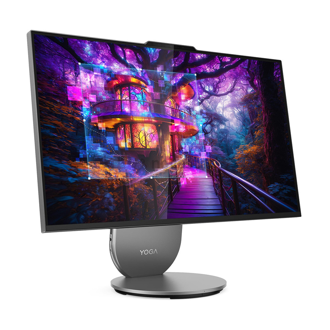 Lenovo Yoga AIO 27IAH10, 27'', QHD, IPS, 120 Hz, Ultra 7, 16 GB, 1 TB, pilkas - Stacionarus kompiuteris