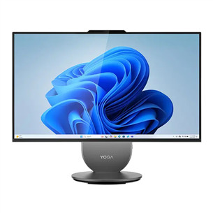 Lenovo Yoga AIO 27IAH10, 27'', QHD, IPS, 120 Hz, Ultra 9, 16 GB, 1 TB, RTX 4050, pilkas - Stacionarus kompiuteris F0J2002LNY