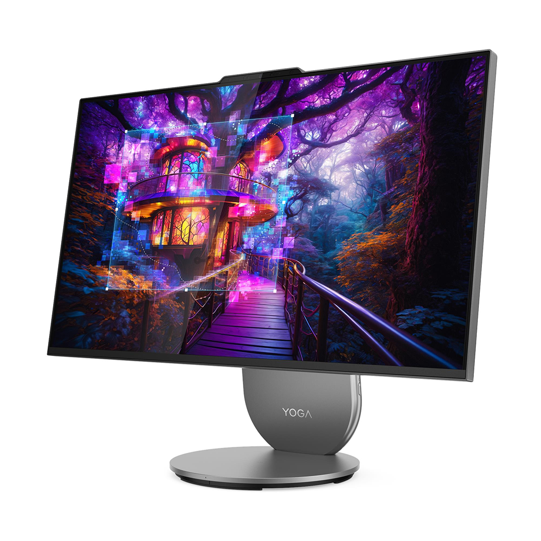 Lenovo Yoga AIO 27IAH10, 27'', QHD, IPS, 120 Hz, Ultra 9, 16 GB, 1 TB, RTX 4050, luna grey -  All in one desktop PC