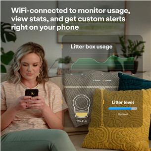 Whisker Litter-Robot 4, balta - Automatinė savaime išsivalanti kraiko dėžė