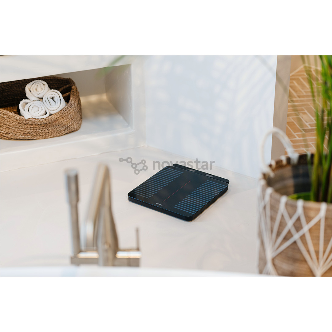 Beurer, WiFi, black - Diagnostic bathroom scale