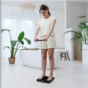 Beurer, WiFi, black - Diagnostic bathroom scale