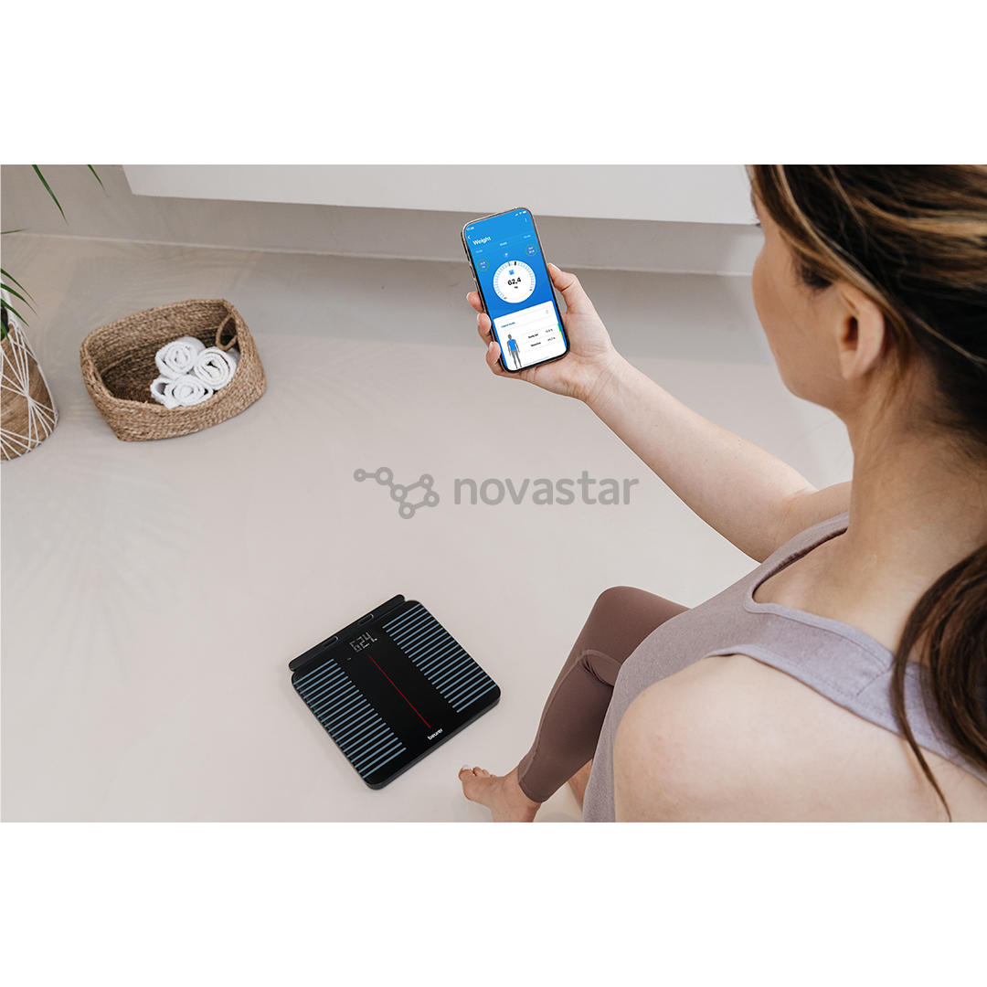 Beurer, WiFi, juodos - Diagnostinės vonios svarstyklės