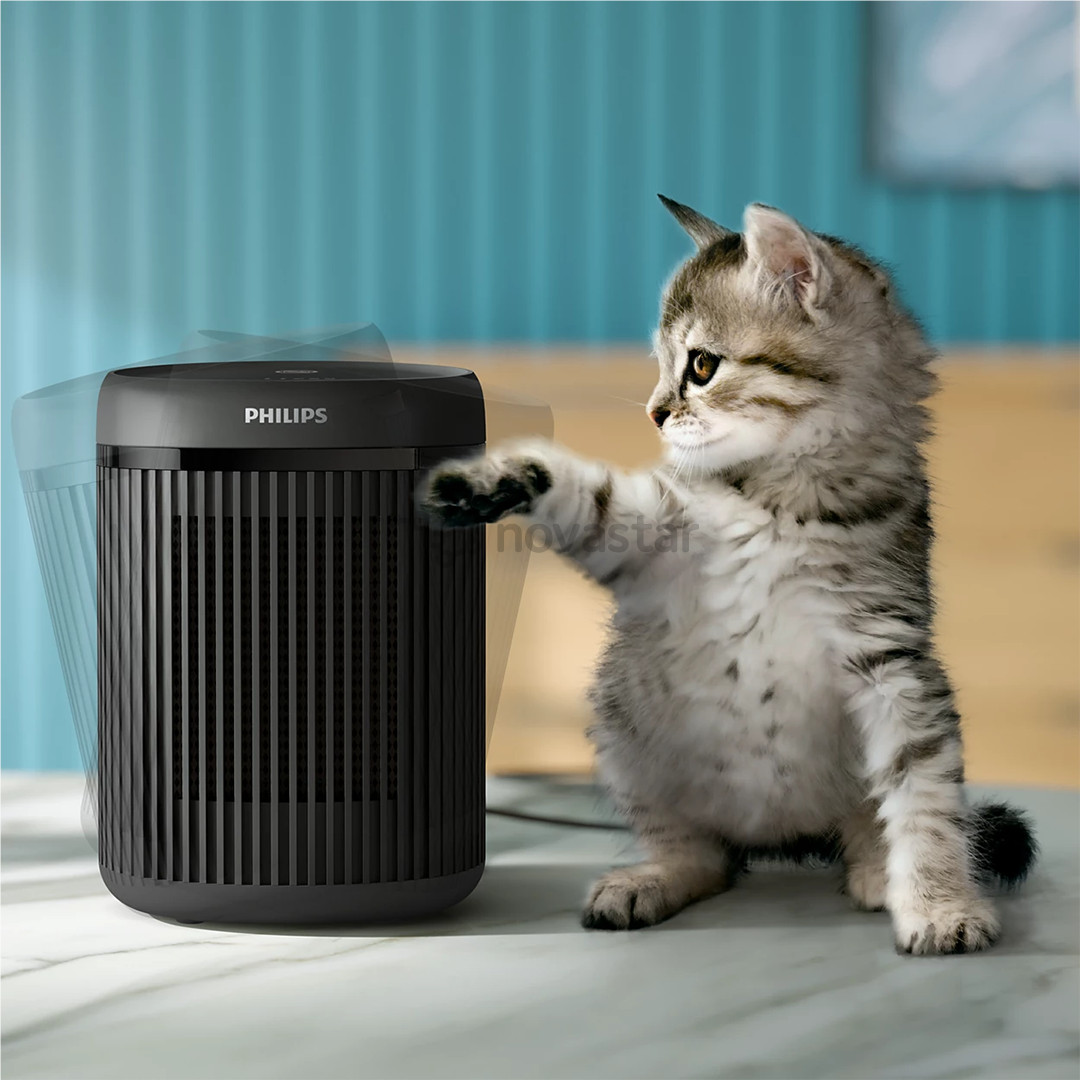 Philips 2000 Series, 1500 W, tamsiai pilkas - Keramikinis šildytuvas