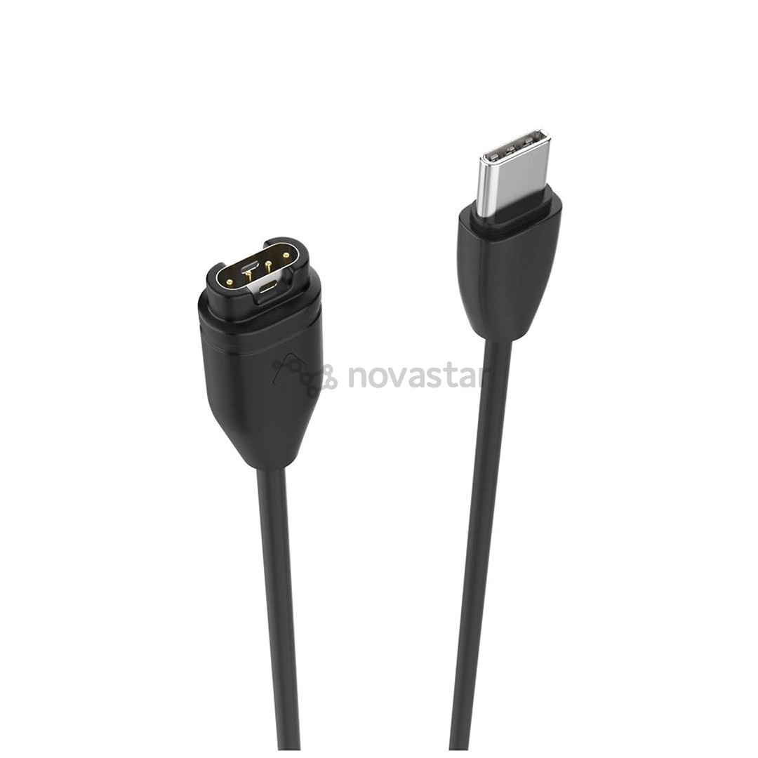 Fixed USB-C Charger, Garmin, black - Charger
