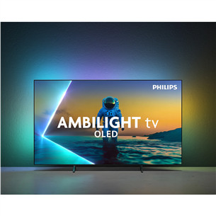 Philips OLED820, 77'', 4K UHD, OLED, tamsiai pilkas - Televizorius