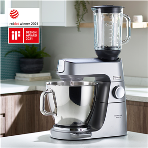 Kenwood Titanium Chef Baker XL, 7 L / 5 L, 1200 W, sidabrinis - Virtuvinis kombainas