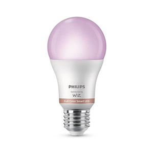Philips WIZ Full Color Smart LED Bulb, E27, balta - Išmanioji lemputė 929004583321