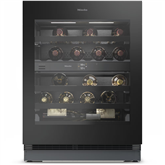 Miele, 32 бутылки, высота 82 см, черный - Интегрируемый винный шкаф
