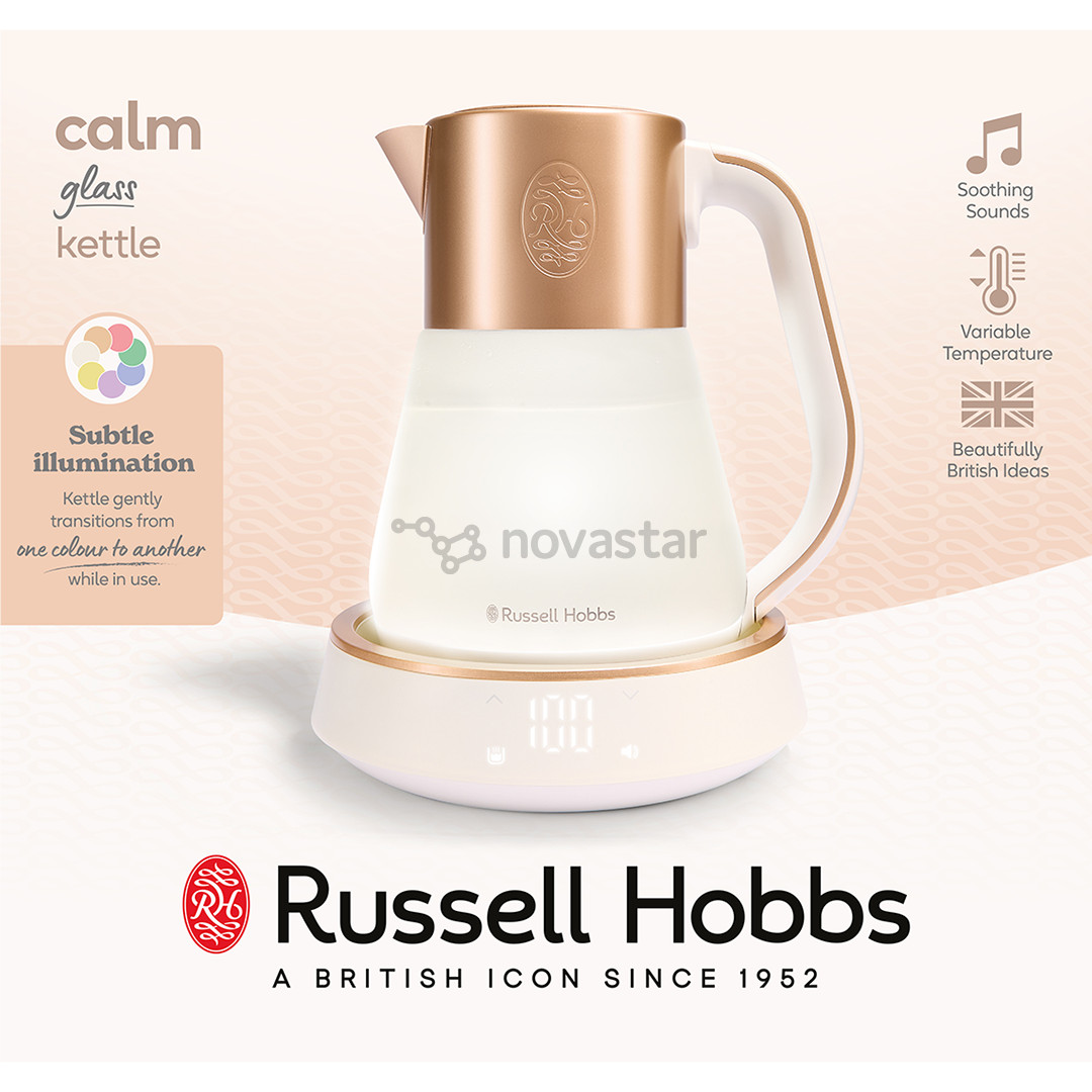 Russell Hobbs Calm Kettle, 1.7 L - Glass kettle