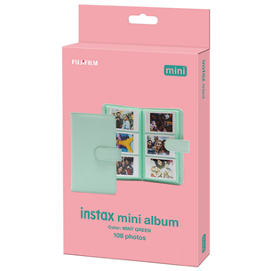Fujifilm Instax mini Album, зеленый - Фотоальбом