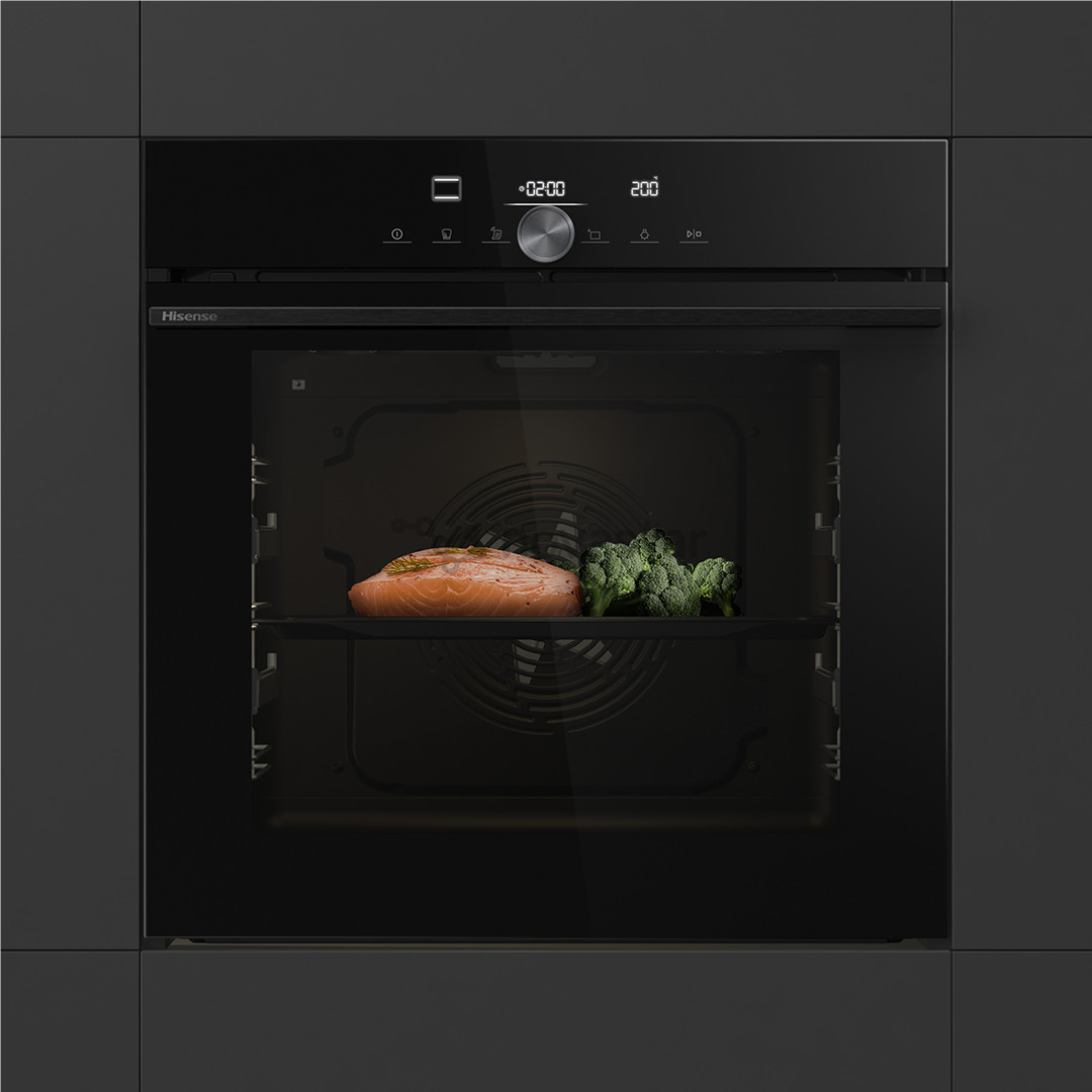 Hisense, 77 L, black - Built-in oven