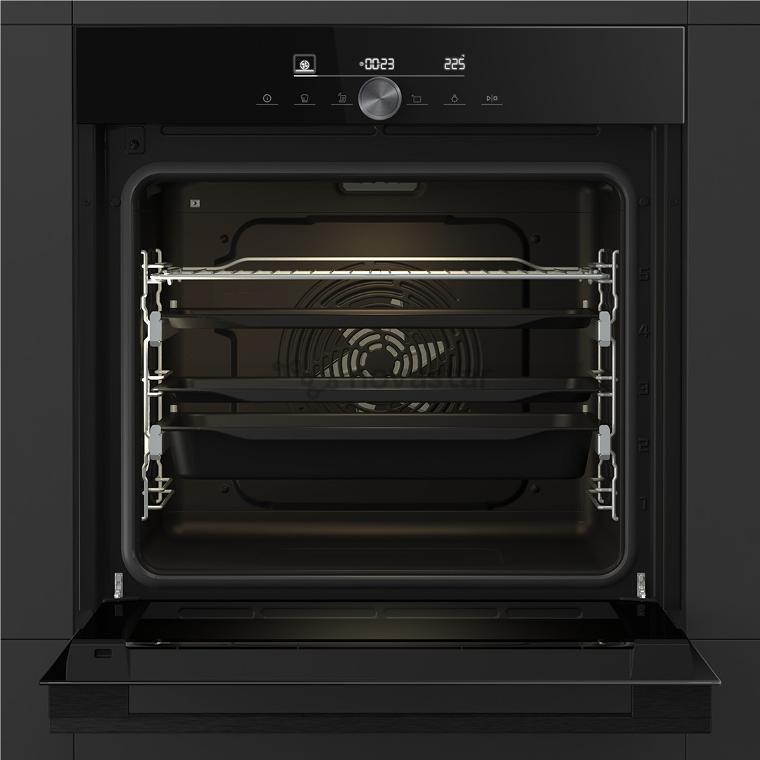 Hisense, 77 L, black - Built-in oven