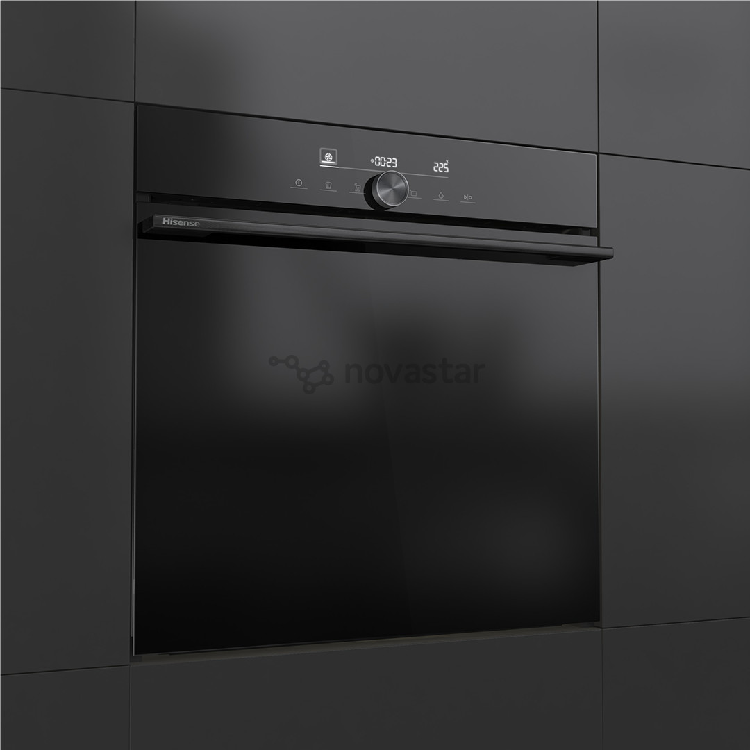 Hisense, 77 L, black - Built-in oven