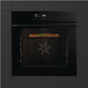 Hisense, 77 L, pyrolytic cleaning, black - Built-in oven HO66F8PIZZACHEF