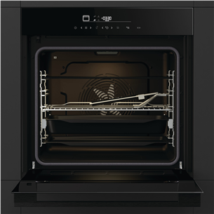 Hisense, 77 L, pyrolytic cleaning, black - Built-in oven