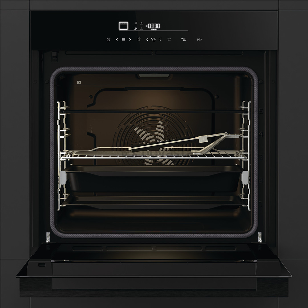 Hisense, 77 L, pirolizė, juoda - Įmontuojama orkaitė