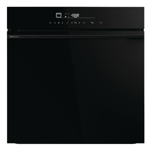 Hisense, 77 L, pyrolytic cleaning, black - Built-in oven