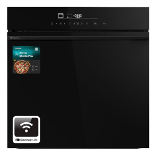 Hisense, 77 L, pirolizė, juoda - Įmontuojama orkaitė