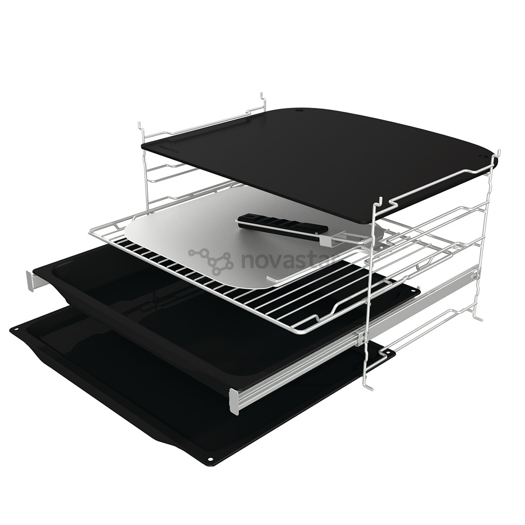 Hisense, 77 L, pirolizė, juoda - Įmontuojama orkaitė