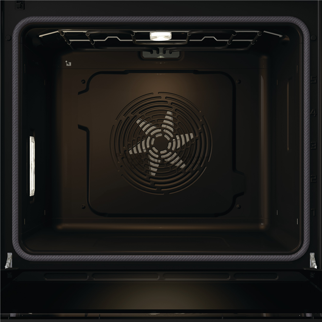 Hisense, 77 L, pyrolytic cleaning, black - Built-in oven