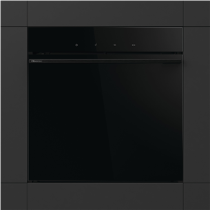 Hisense, 77 L, pyrolytic cleaning, black - Built-in oven