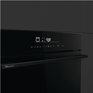 Hisense, 77 L, pirolizė, juoda - Įmontuojama orkaitė