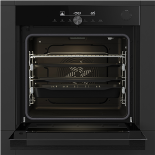 Hisense, 77 L, pirolizė, juoda - Įmontuojama orkaitė