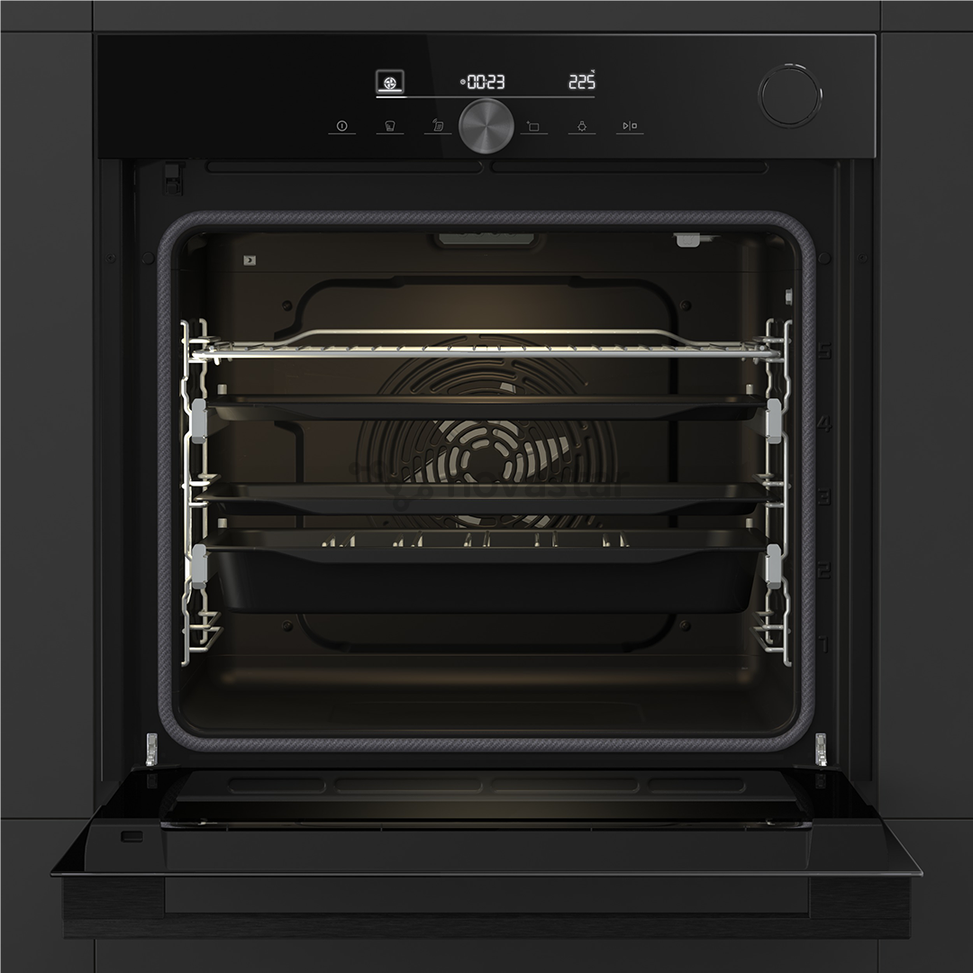 Hisense, 77 L, pirolizė, juoda - Įmontuojama orkaitė