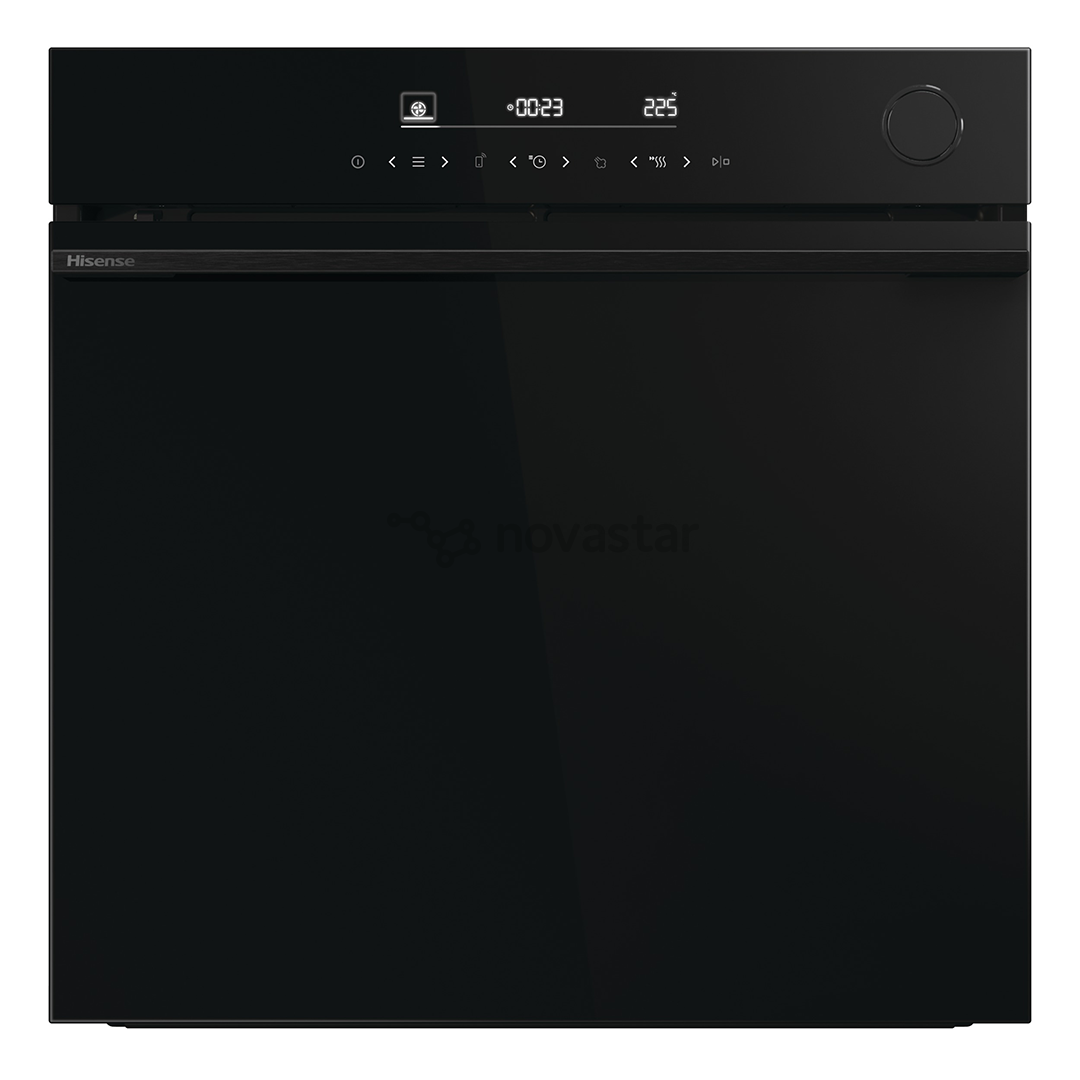 Hisense, 77 л, пиролитическая очистка, черный - Интегрируемый духовой шкаф