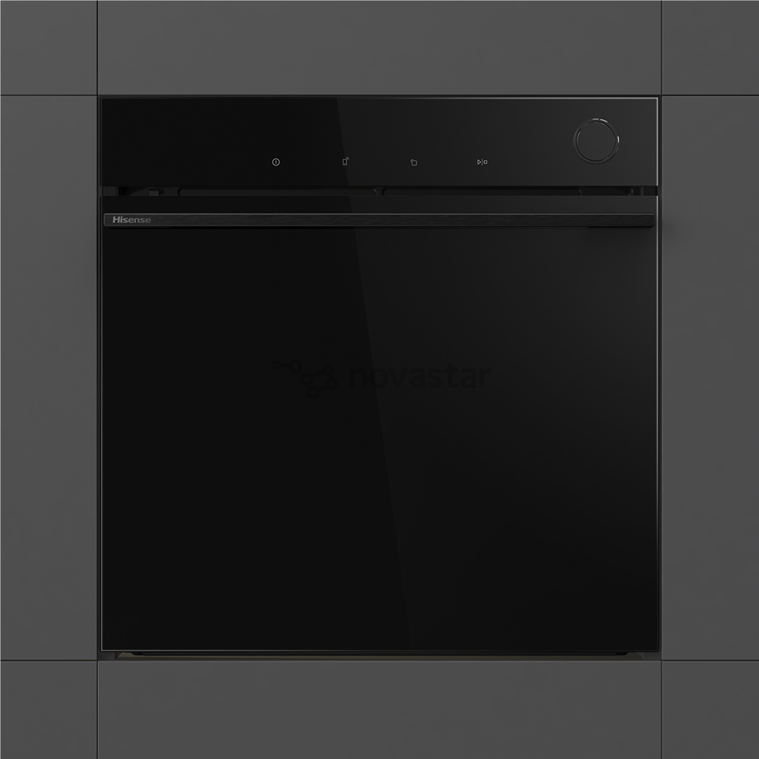 Hisense, 77 л, пиролитическая очистка, черный - Интегрируемый духовой шкаф