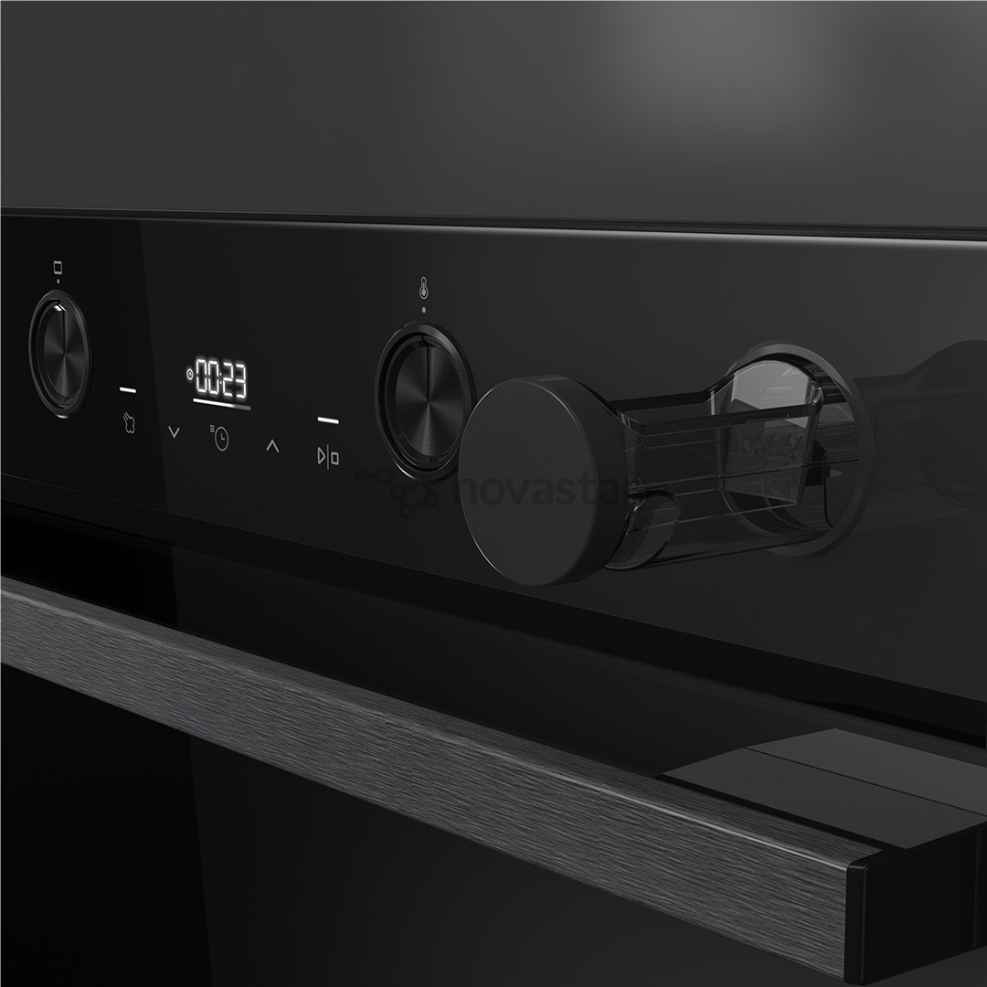 Hisense, 77 L, Steam Add Plus, juoda - Įmontuojama orkaitė