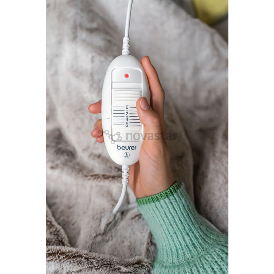 Beurer HD 75 Cosy Nordic, 180x130 cm, pilka - Šildoma antklodė