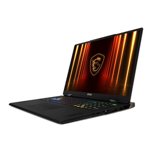 MSI Vector 18 HX, 18'', QHD+, 240 Hz, Ultra 9, 32 GB, 2 TB, RTX 5090, ENG, pilkas - Nešiojamasis kompiuteris