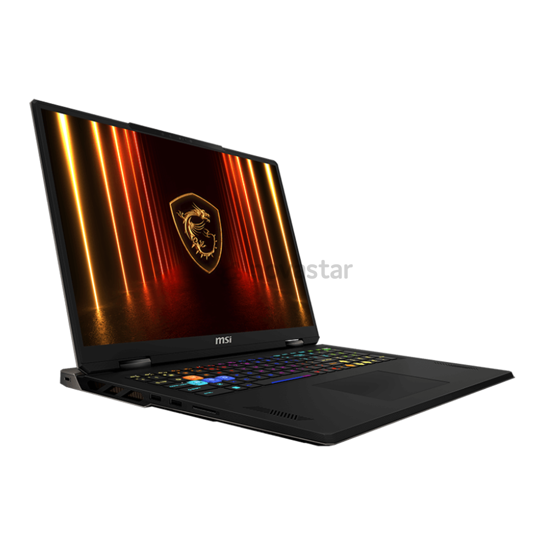 MSI Vector 18 HX, 18'', QHD+, 240 Hz, Ultra 9, 32 GB, 2 TB, RTX 5090, ENG, pilkas - Nešiojamasis kompiuteris