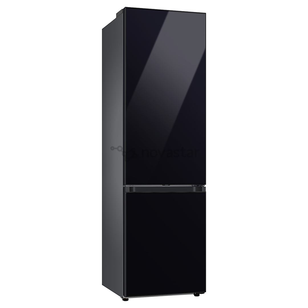 Samsung BeSpoke, 390 л, высота 203 см, черный - Холодильник