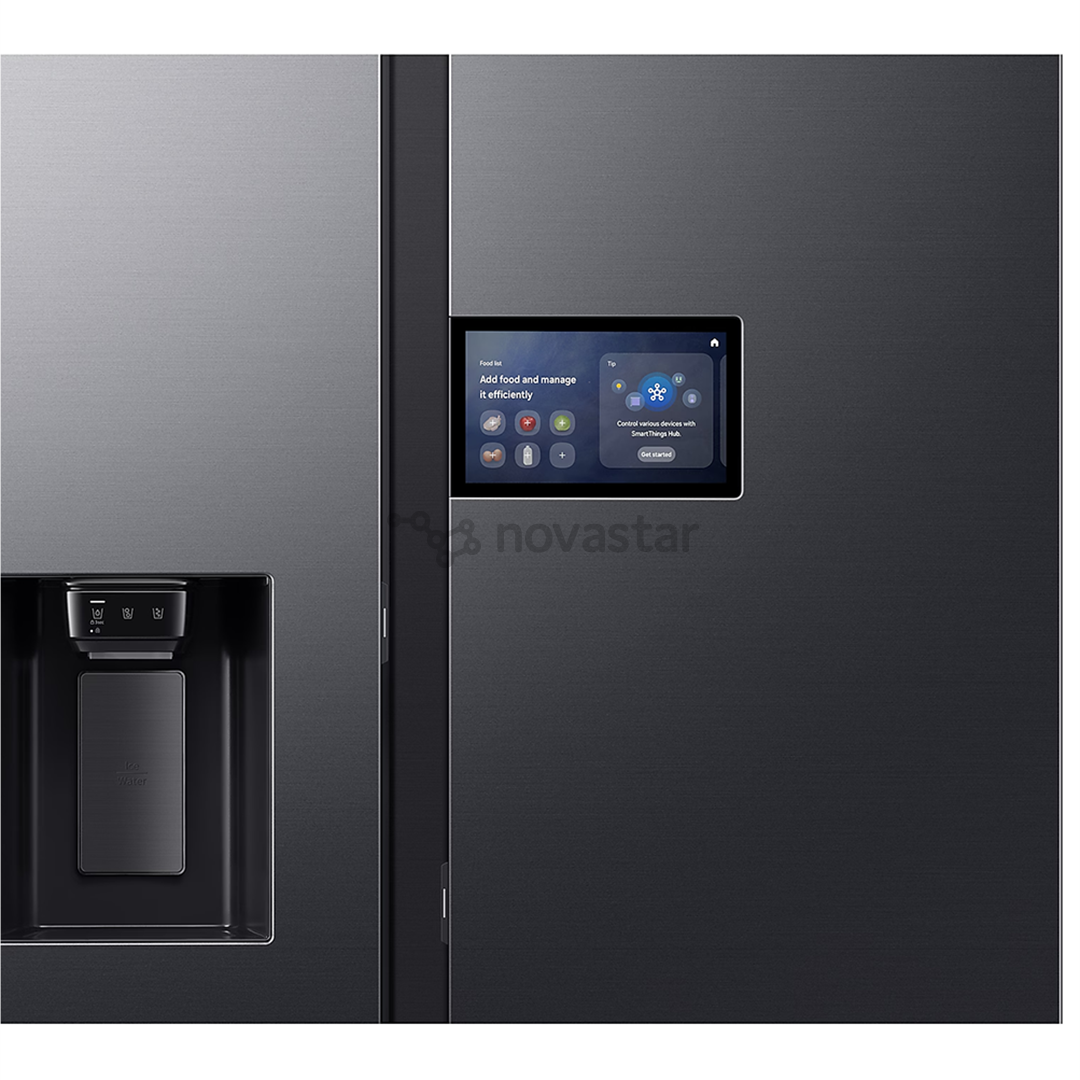 Samsung Bespoke AI Home, NoFrost, 621 L, aukštis 179 cm, juodas - SBS Šaldytuvas