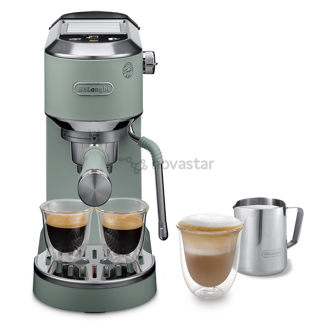 DeLonghi Dedica Duo, žalias - Rankinis kavos aparatas