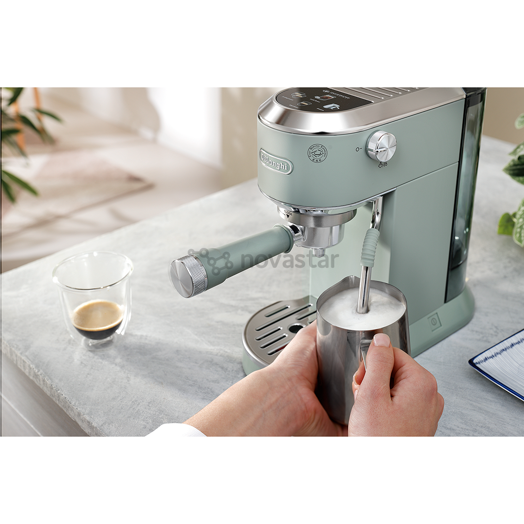 DeLonghi Dedica Duo, žalias - Rankinis kavos aparatas