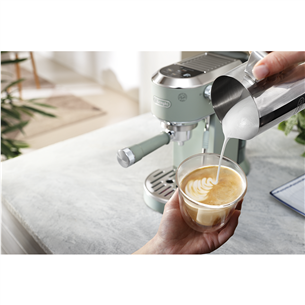 DeLonghi Dedica Duo, žalias - Rankinis kavos aparatas