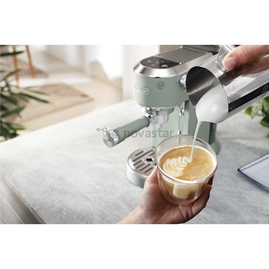DeLonghi Dedica Duo, žalias - Rankinis kavos aparatas