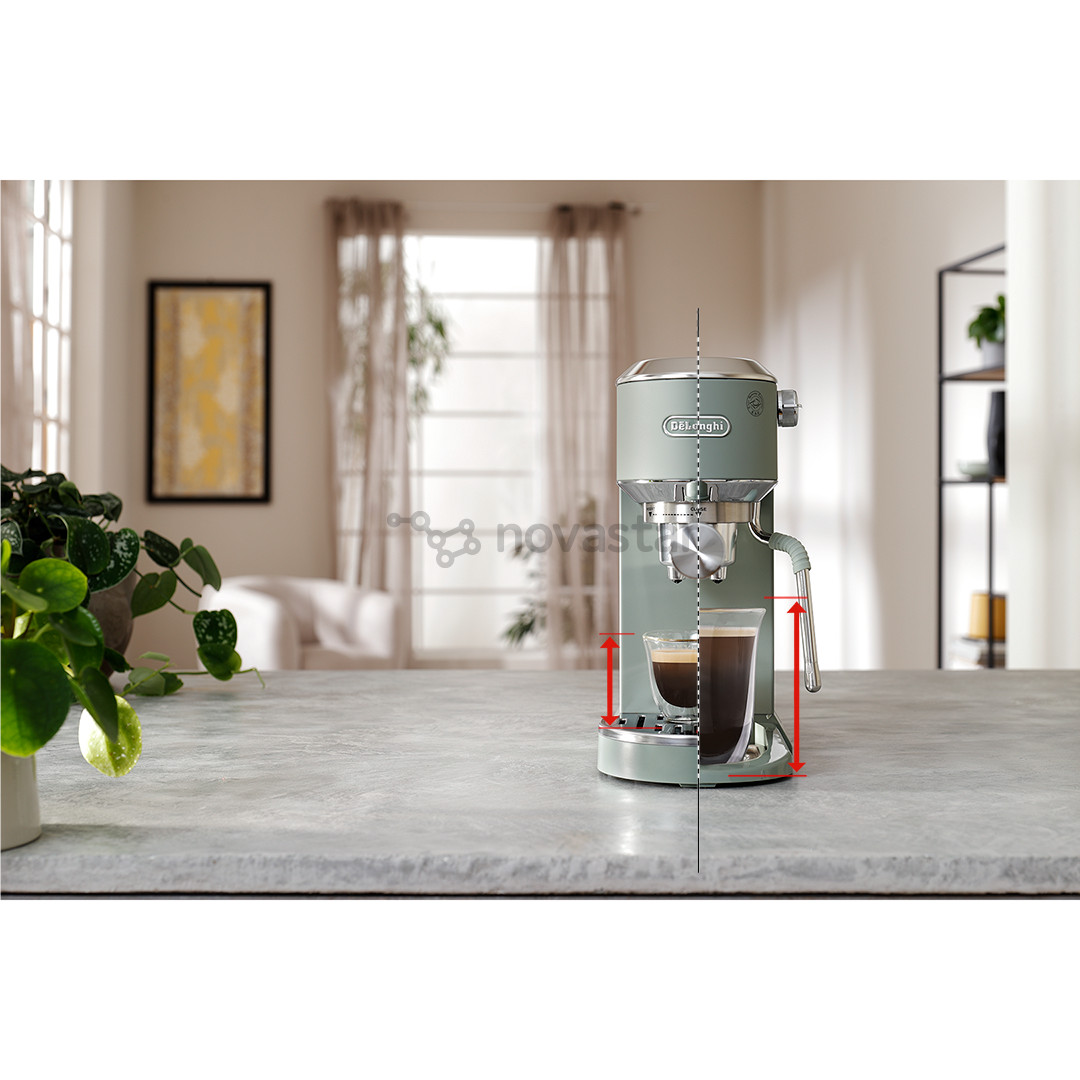 DeLonghi Dedica Duo, žalias - Rankinis kavos aparatas