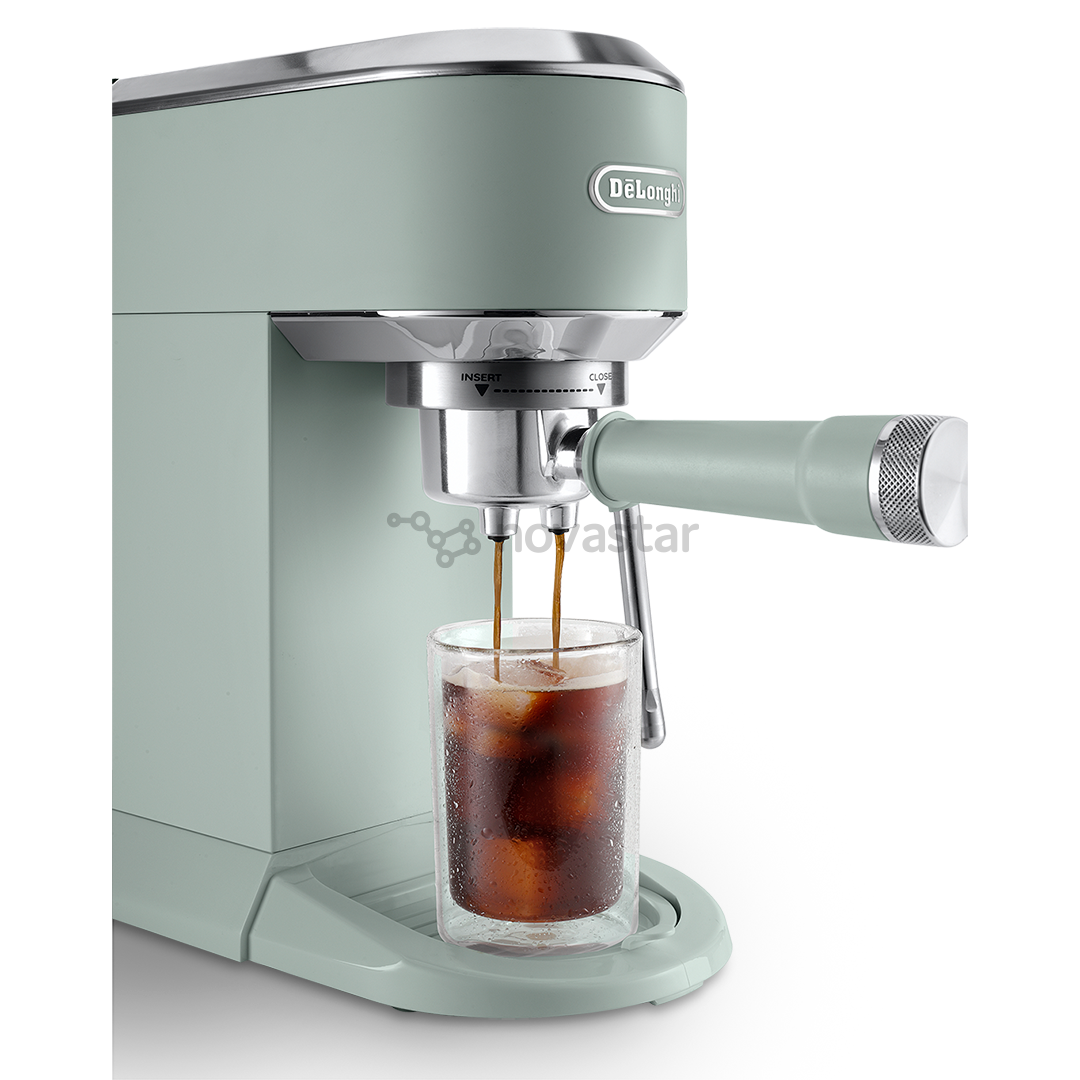 DeLonghi Dedica Duo, žalias - Rankinis kavos aparatas