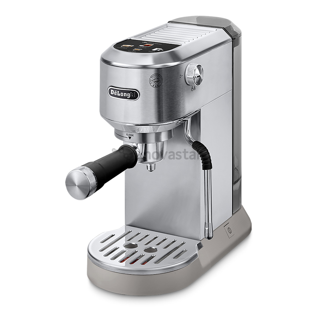 DeLonghi Dedica Duo, sidabro spalvos - Rankinis kavos aparatas
