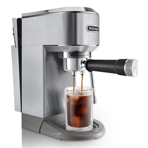 DeLonghi Dedica Duo, sidabro spalvos - Rankinis kavos aparatas