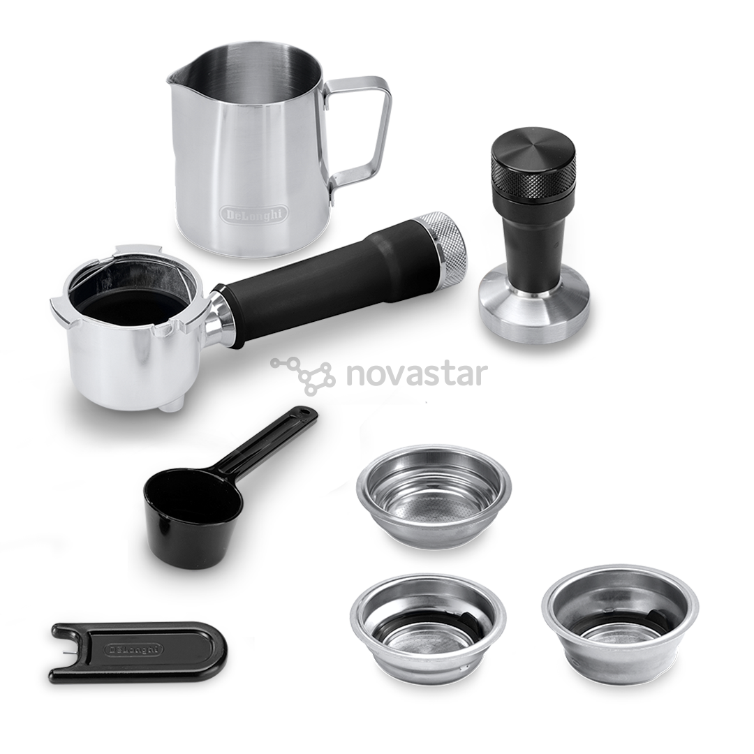 DeLonghi Dedica Duo, sidabro spalvos - Rankinis kavos aparatas