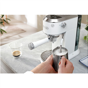 DeLonghi Dedica Duo, baltas - Rankinis kavos aparatas