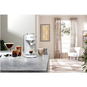 DeLonghi Dedica Duo, baltas - Rankinis kavos aparatas